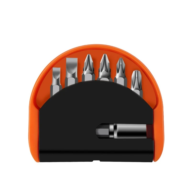 7 Pcs Chromean Alloy Steel Strong and Durable Screwdriver Drill Bit Set with Storage Case Magnet Drive Guide Set
7 Pcs Chromean Alloy Steel Strong and Durable Screwdriver Drill Bit Set with Storage Case Magnet Drive Guide Set