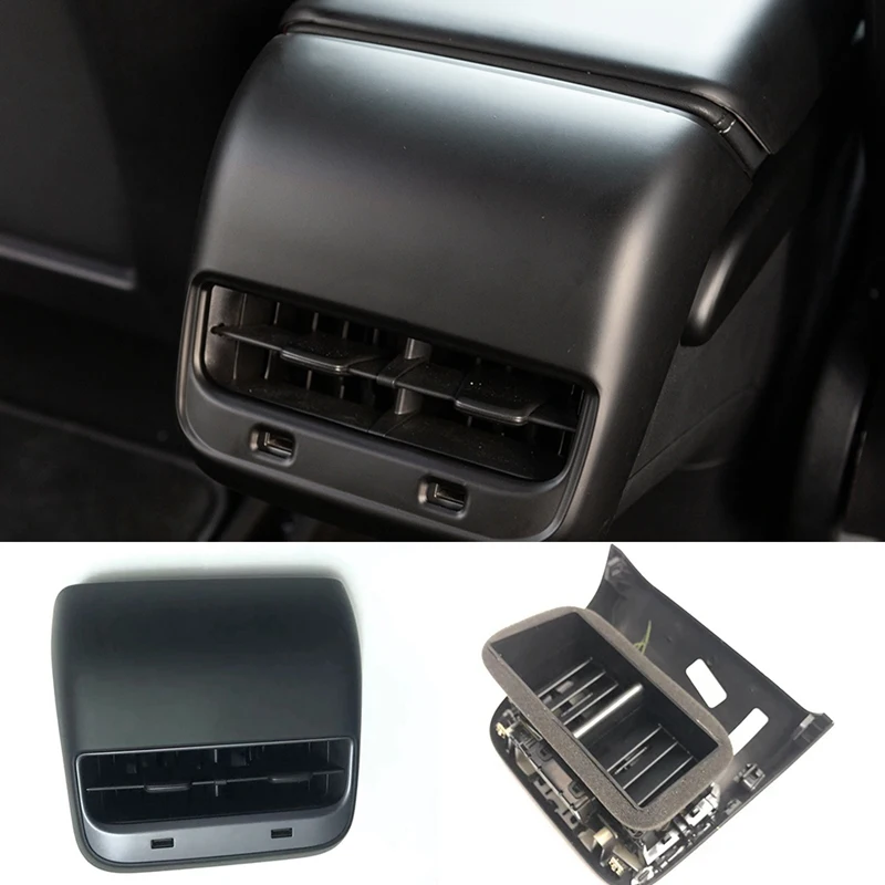 1111072-00-E Console Rear Air Vent Grille Panel & USB Hubs Interface For Tesla Model 3 Y M3 Rear Outlet Vent Cover
1111072-00-E Console Rear Air Vent Grille Panel & USB Hubs Interface For Tesla Model 3 Y M3 Rear Outlet Vent Cover