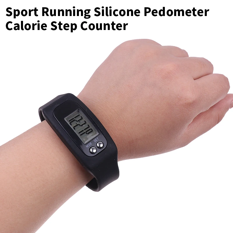 

Спортивный шагомер счетчик шагов ходьба расстояние счетчик калорий цифровой трекер ЖК фитнес-браслет часы