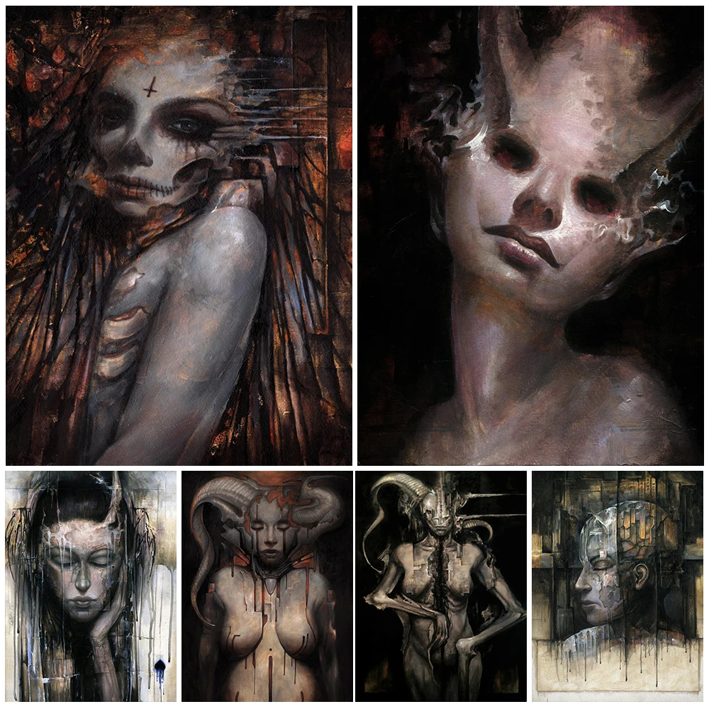 Sealed Demon Surreal Horror Art Poster And Prints Seal Spell Witchcraft Magic Wall Art Home Decoration Wicca Canvas Painting
Sealed Demon Surreal Horror Art Poster And Prints Seal Spell Witchcraft Magic Wall Art Home Decoration Wicca Canvas Painting