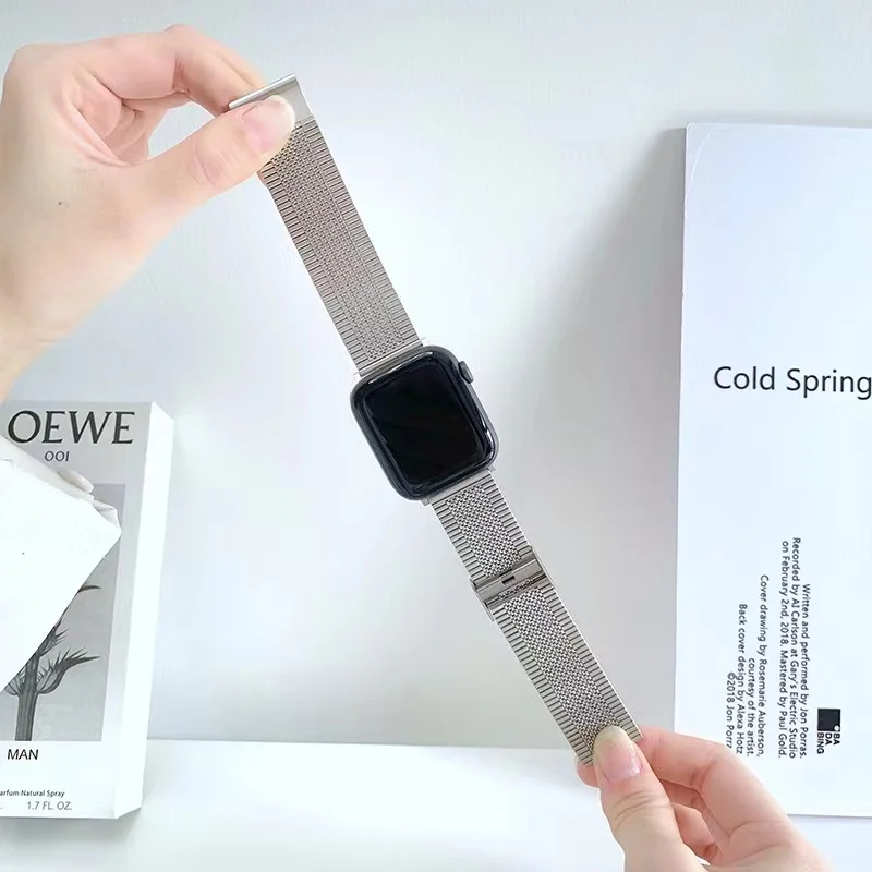 Stainless steel metal strap For Apple Watch Band Series7 6 5 4 3 SE iWatch 41mm 45mm 40mm 44mm 42mm 38mm Wrist Belt
Stainless steel metal strap For Apple Watch Band Series7 6 5 4 3 SE iWatch 41mm 45mm 40mm 44mm 42mm 38mm Wrist Belt