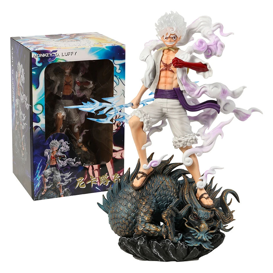 32cm One Piece Nika Luffy Gear 5 Sun God Monkey D Luffy GK Statue Collectible Figure Model Toy
32cm One Piece Nika Luffy Gear 5 Sun God Monkey D Luffy GK Statue Collectible Figure Model Toy