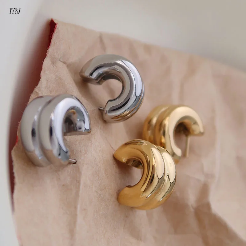 Женские серьги-кольца из нержавеющей стали, маленькие минималистичные круглые украшения с квадратным каблуком, без потускнения, ювелирные ... 
Женские серьги-кольца из нержавеющей стали, маленькие минималистичные круглые украшения с квадратным каблуком, без потускнения, ювелирные ...