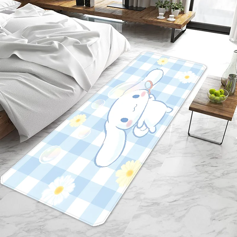 Милый мультяшный коврик для входной двери Sanrio Cinnamoroll нескользящий моющийся
