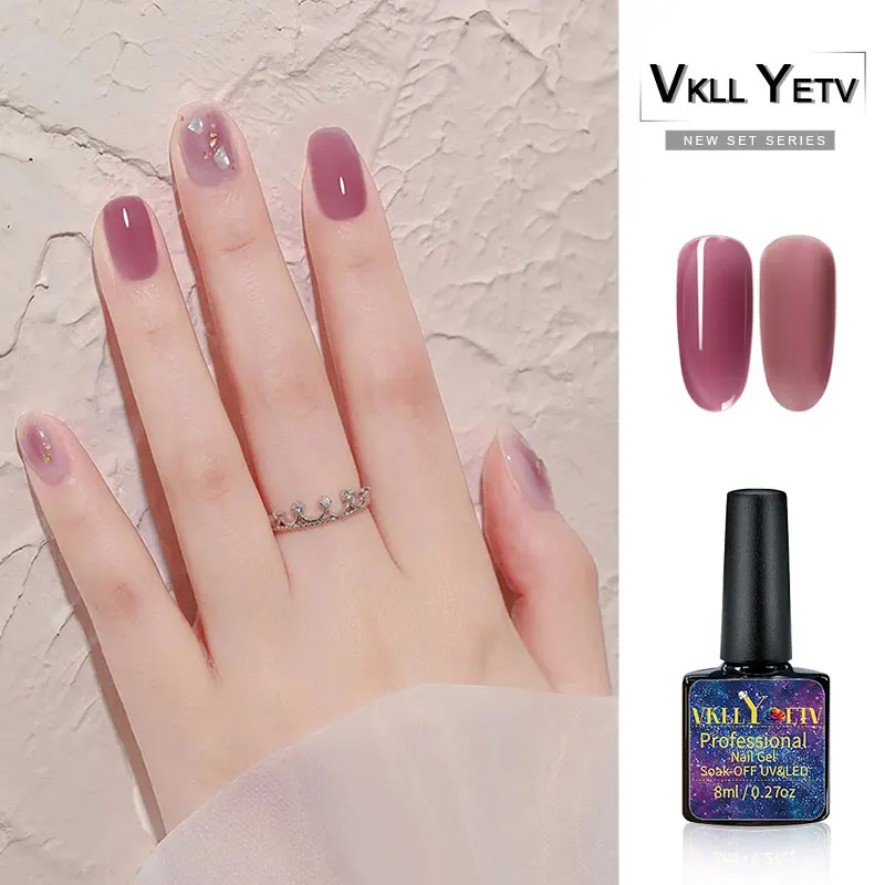 Transparent Jelly Gel Nail Polish Gel Varnishes Professional Design Semi Permanent Colorful Pudding Nail Art Hybrid UV LED Gel
Transparent Jelly Gel Nail Polish Gel Varnishes Professional Design Semi Permanent Colorful Pudding Nail Art Hybrid UV LED Gel