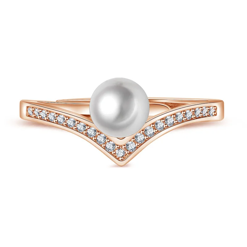 Prong Setting Moissanite and Freshwater Pearl Luxury Ring V Shaps Mood Ring Promise Rings for Couples Jewelry Cute/Romantic
Prong Setting Moissanite and Freshwater Pearl Luxury Ring V Shaps Mood Ring Promise Rings for Couples Jewelry Cute/Romantic