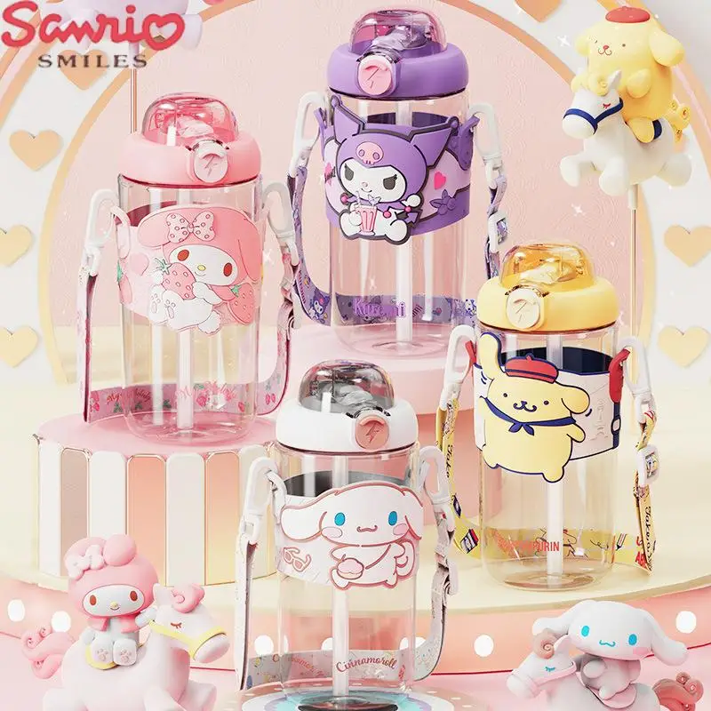 Kawaii Sanrio аниме Kuromi Cinnamoroll My Melody мультяшный детский большой емкости соломенная чашка для воды бутылка для воды для путешествий для девочек
Kawaii Sanrio аниме Kuromi Cinnamoroll My Melody мультяшный детский большой емкости соломенная чашка для воды бутылка для воды для путешествий для девочек