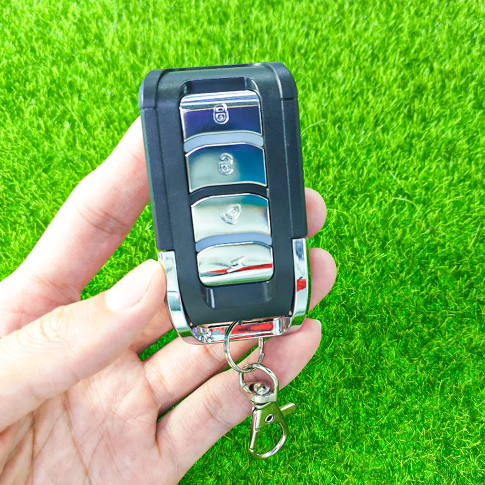 2/3/5 4-Key Button Remote Copy Fixed Code Learning RF Controller with Key Ring for Garage Door Gate
2/3/5 4-Key Button Remote Copy Fixed Code Learning RF Controller with Key Ring for Garage Door Gate