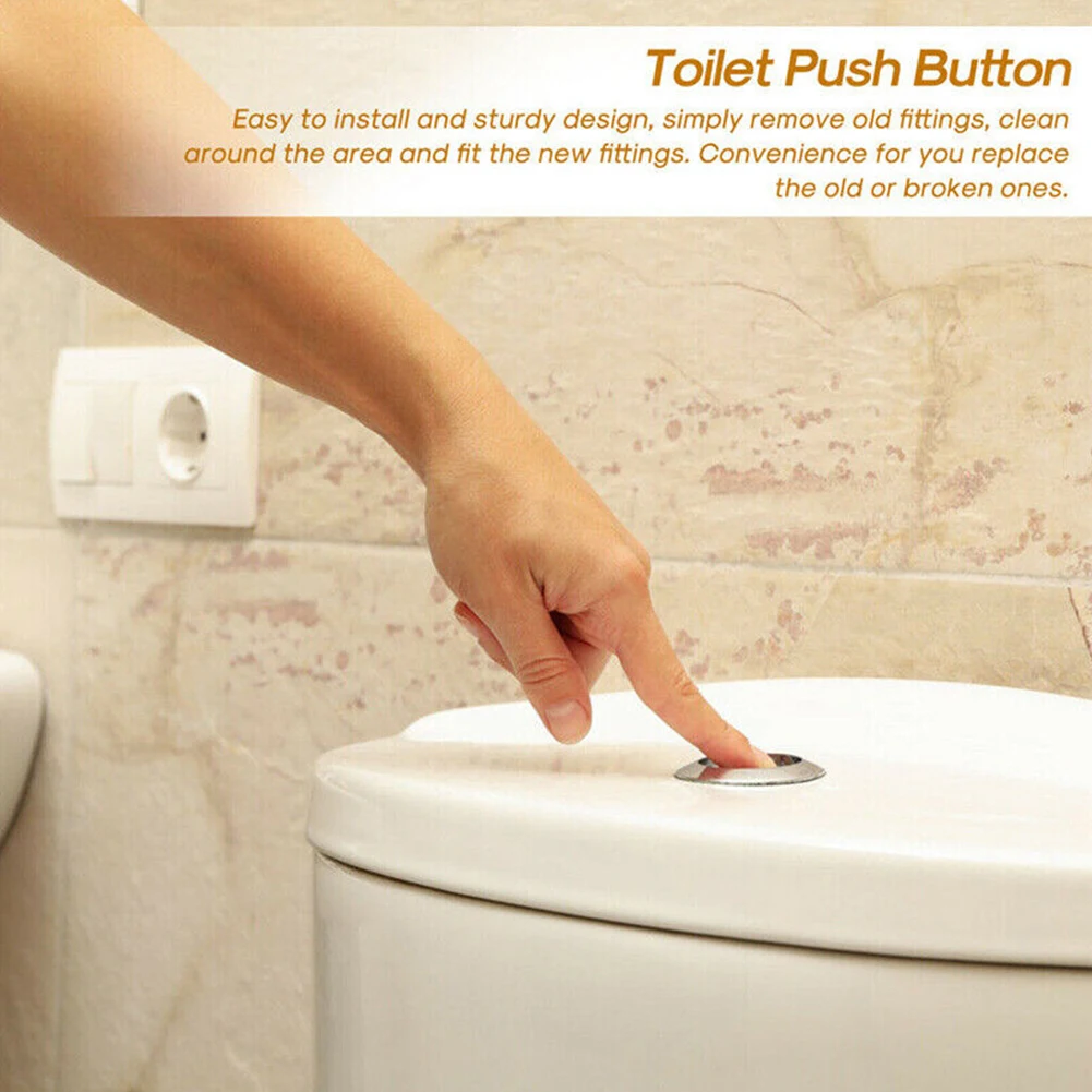 1pc 38mm Bathroom Toilet Push Button Single Flush Button Toilet Water Tank Button ABS Universal Bathroom Accessories
1pc 38mm Bathroom Toilet Push Button Single Flush Button Toilet Water Tank Button ABS Universal Bathroom Accessories