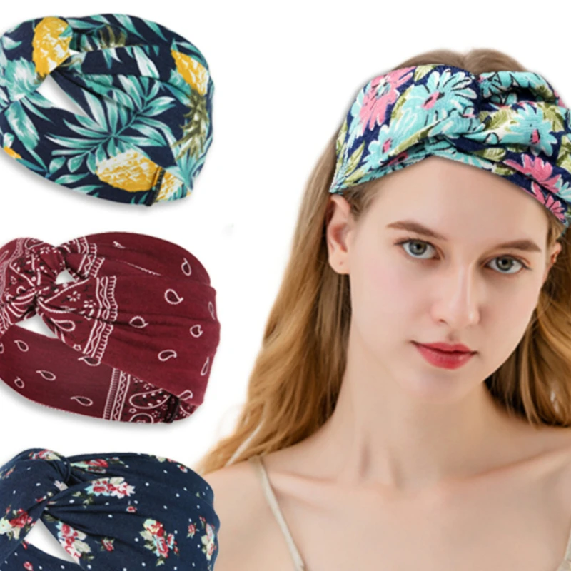 Floral Print Twist Head Bands for Women Turban Headwrap Cotton Yoga Headband Hair Accessories Bandana Bandage
Floral Print Twist Head Bands for Women Turban Headwrap Cotton Yoga Headband Hair Accessories Bandana Bandage