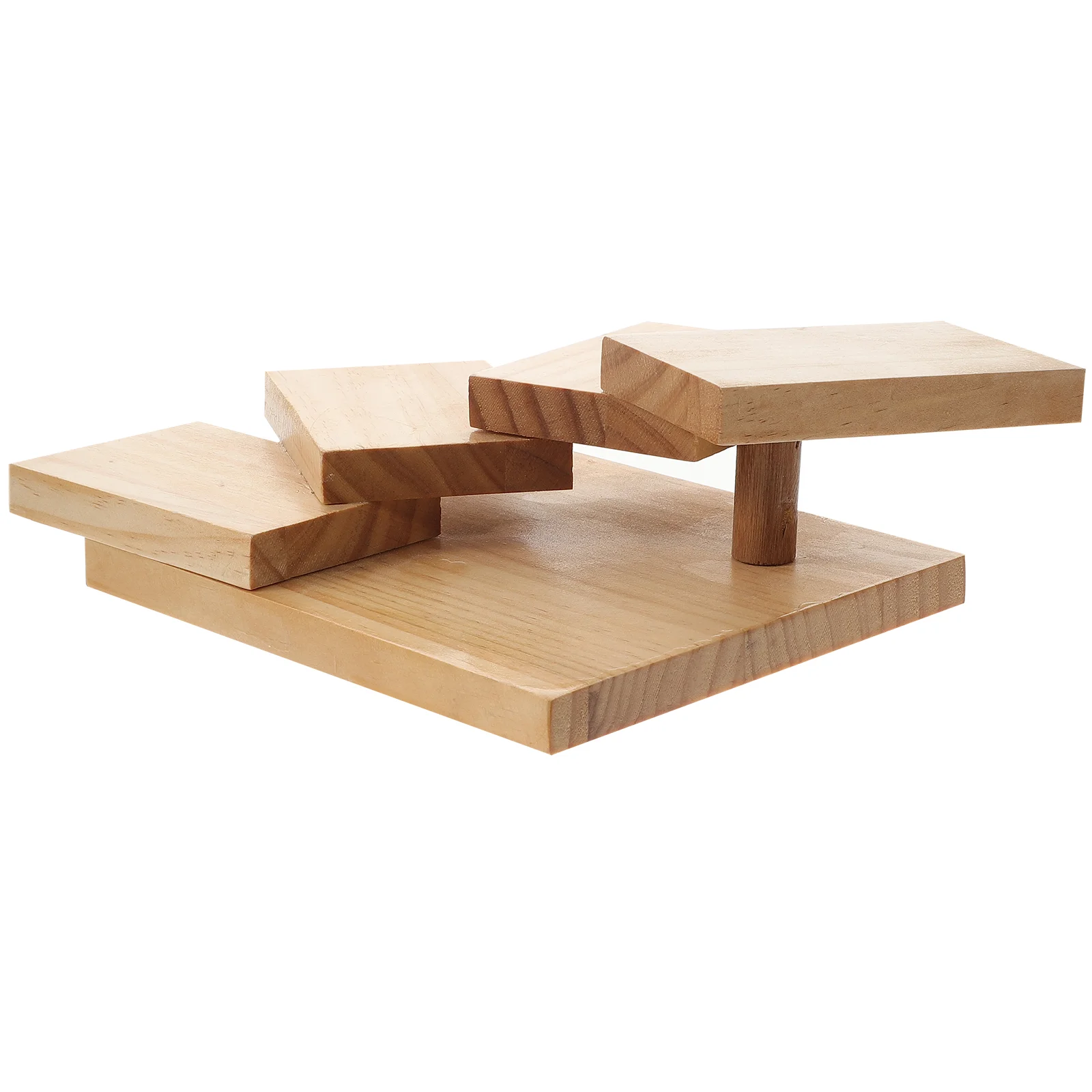 Wooden Sushi Serving Tray Japanese Sushi Serving Plate Novelty Rotating Step Stair Sashimi Serving Base for Decorative trays
Wooden Sushi Serving Tray Japanese Sushi Serving Plate Novelty Rotating Step Stair Sashimi Serving Base for Decorative trays
