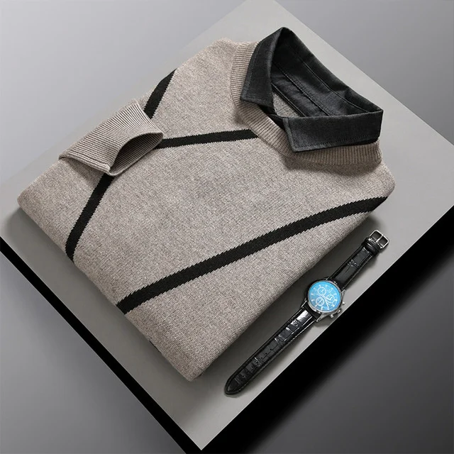 

Элитная Новинка 2023, модный брендовый вязаный дизайнерский женский зимний Повседневный джемпер с геометрическим рисунком, мужская одежда