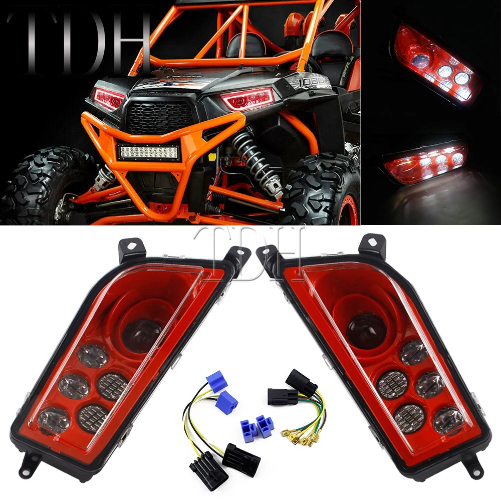 Красный UTV ATV светодиодный проектор фары ангельские глазки для Polaris General 1000 Hunter Ride Edition Premium Deluxe EPS 2016 2017 2018
Красный UTV ATV светодиодный проектор фары ангельские глазки для Polaris General 1000 Hunter Ride Edition Premium Deluxe EPS 2016 2017 2018
