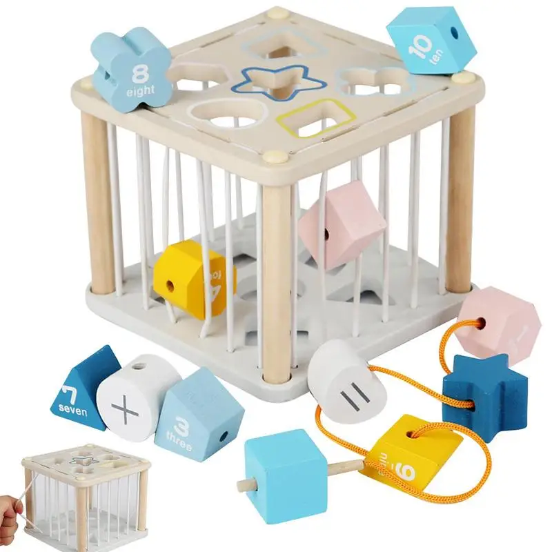 Baby Shape Sorter Toy Montessori Educational Toy Sensory Colorful Sorting Bin With Elastic Bands 12 Shape Matching Blocks
Baby Shape Sorter Toy Montessori Educational Toy Sensory Colorful Sorting Bin With Elastic Bands 12 Shape Matching Blocks