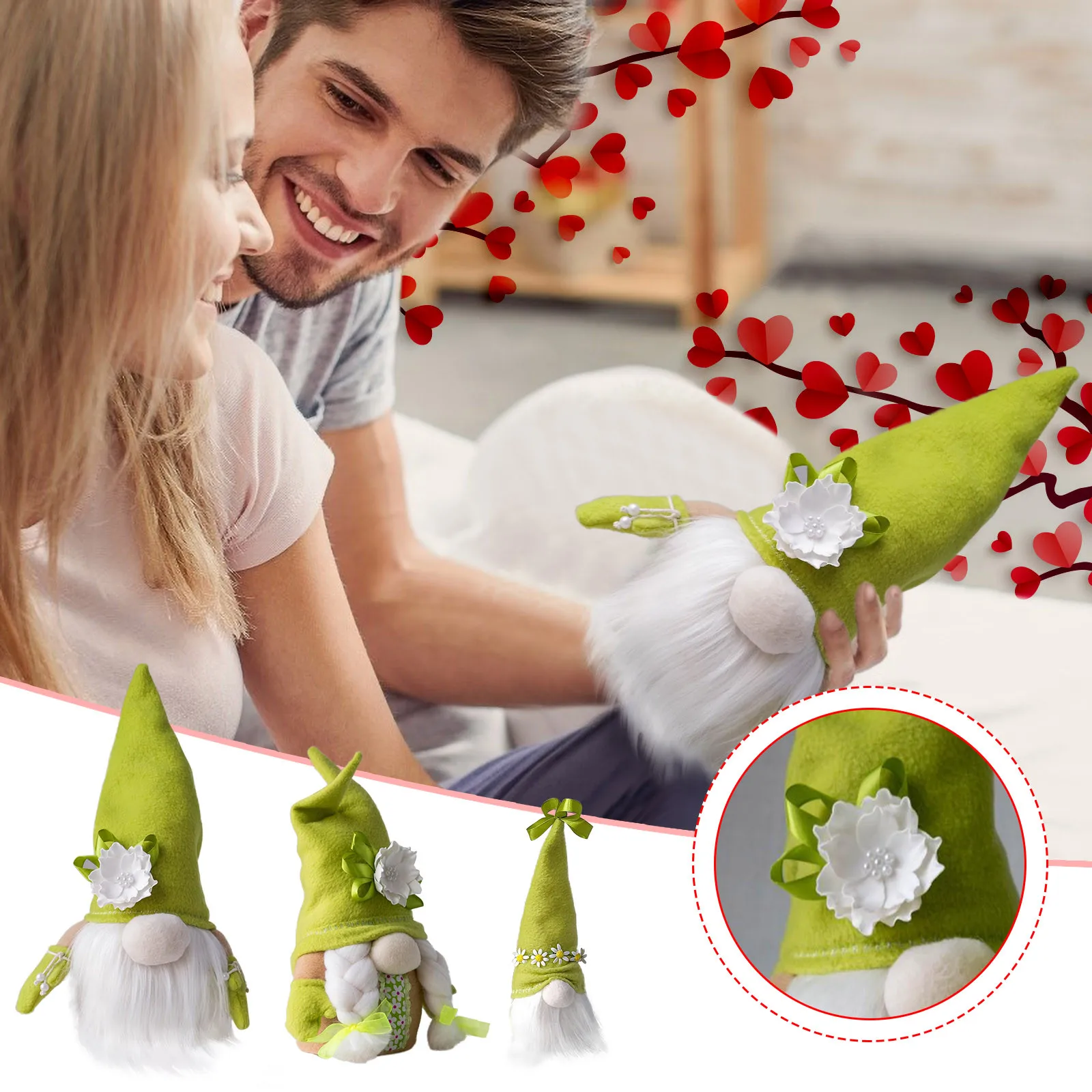 Garden Statues Outdoor 3PC Valentine's Day Dwarf Doll Faceless Doll Third Christmas Ornament Moments Christmas Ornament
Garden Statues Outdoor 3PC Valentine's Day Dwarf Doll Faceless Doll Third Christmas Ornament Moments Christmas Ornament
