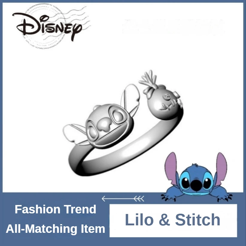Disney Lilo Stitch Ring Opening Adjustable Jewelry Cute Cartoon Little Monster Anime Simple Kawaii Holiday Gift Unisex
Disney Lilo Stitch Ring Opening Adjustable Jewelry Cute Cartoon Little Monster Anime Simple Kawaii Holiday Gift Unisex