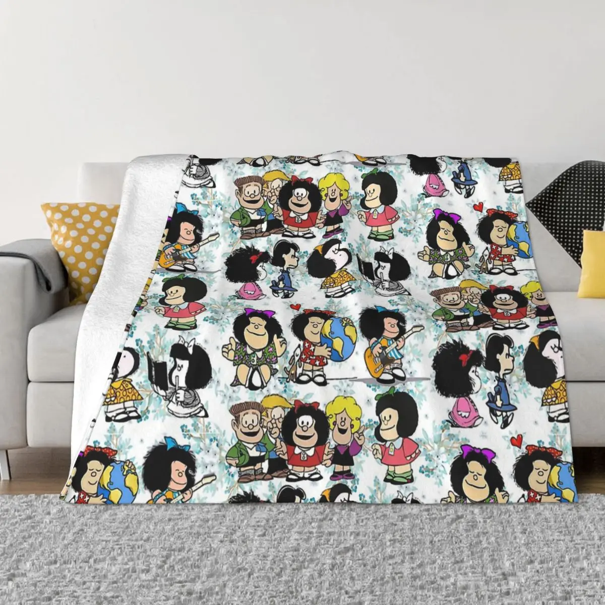 Mafalda Веселые яркие интеллектуальные одеяла для девушек коралловый флис семейная спальня постельное белье диван покрывало
Mafalda Веселые яркие интеллектуальные одеяла для девушек коралловый флис семейная спальня постельное белье диван покрывало