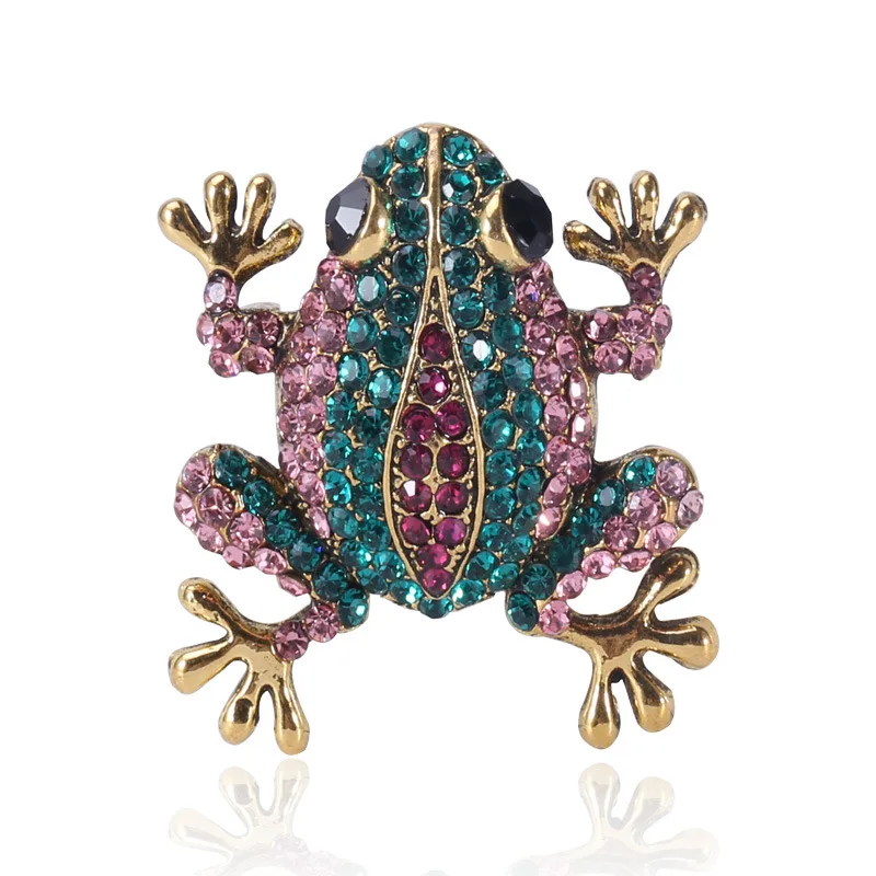 Frog Crystal Brooch Pins for Woman Frog Reptile Brooch Cute Animal Pin Lapel Badge Backpack Hat Clothes Decoration Accessories
Frog Crystal Brooch Pins for Woman Frog Reptile Brooch Cute Animal Pin Lapel Badge Backpack Hat Clothes Decoration Accessories