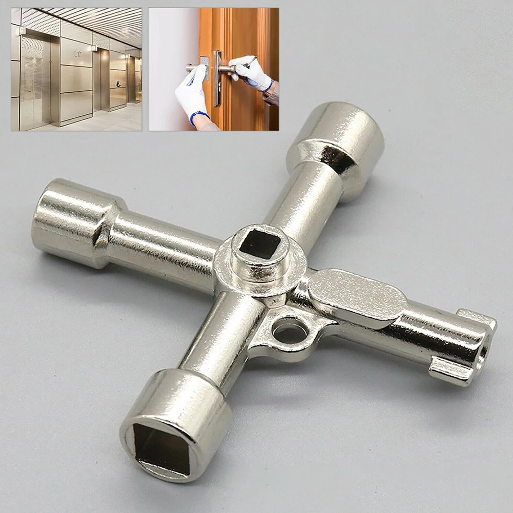 1Pcs Universal 4 In 1 Universal Cross Key Triangle Key For Train Electrical Elevator Cabinet Water Valve Key Alloy Triangle
1Pcs Universal 4 In 1 Universal Cross Key Triangle Key For Train Electrical Elevator Cabinet Water Valve Key Alloy Triangle