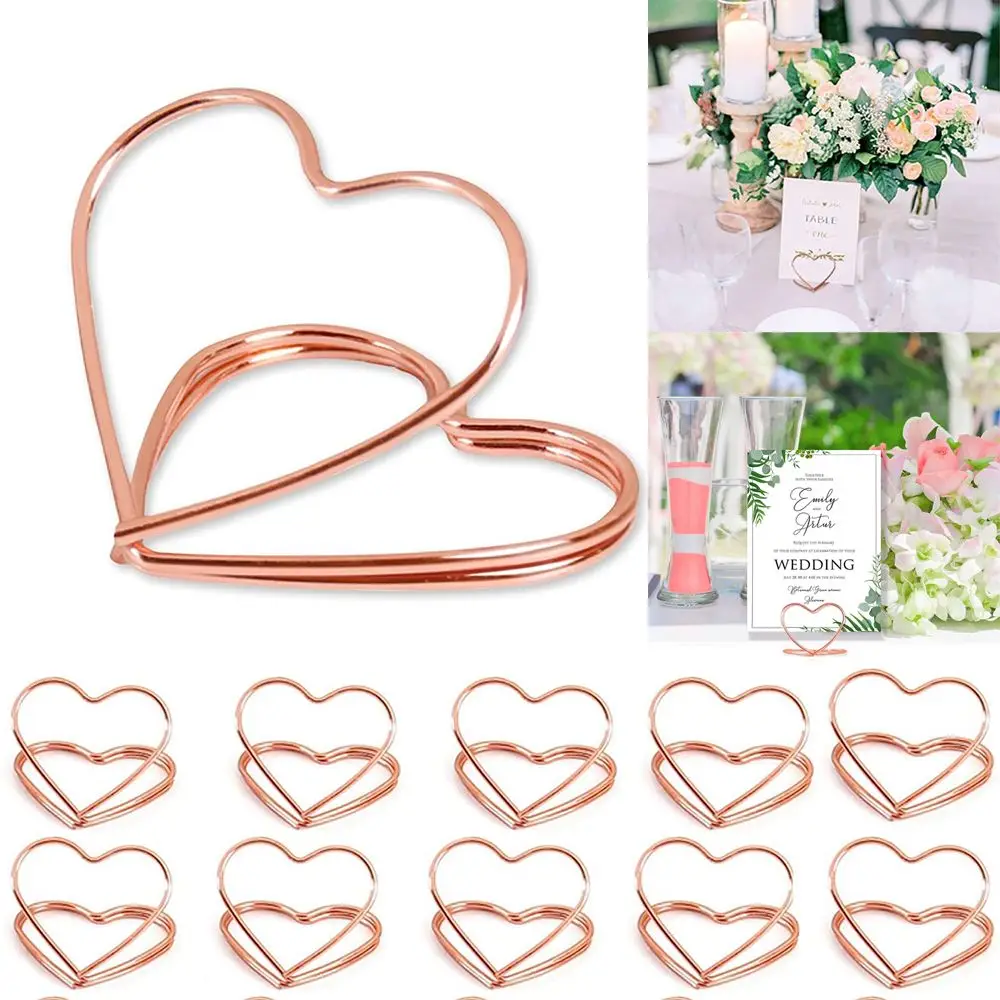 Desktop Decoration Paper Clamp Heart Shape Wedding Supplies Place Card Photos Clips Table Numbers Holder Clamps Stand
Desktop Decoration Paper Clamp Heart Shape Wedding Supplies Place Card Photos Clips Table Numbers Holder Clamps Stand
