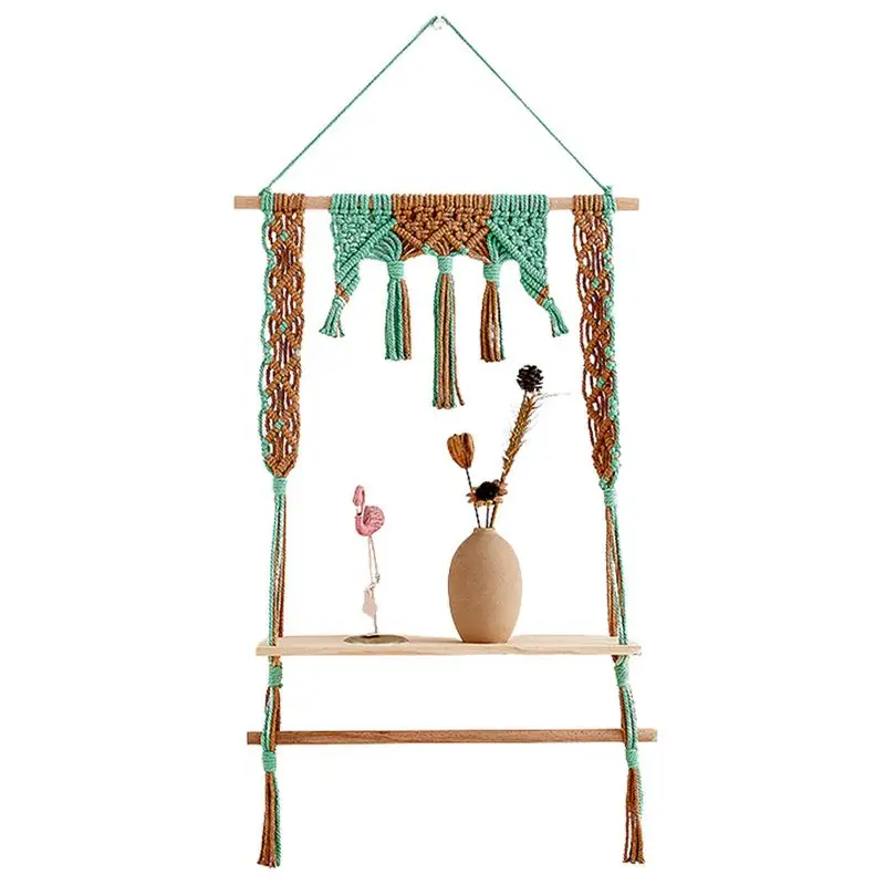 Macrame Wall Hangings Shelf Plant Shelves With Handmade Woven Rope Hangings Wall Shelves Or Floating Shelves For Bohemian Room
Macrame Wall Hangings Shelf Plant Shelves With Handmade Woven Rope Hangings Wall Shelves Or Floating Shelves For Bohemian Room