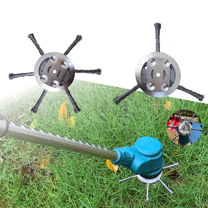 1Pc 6 Inch Steel Grass Trimmer Head 3 Or 6-Cutter Brush Cutter Wire Weed Blade For Garden Grass Trimmer Lawnmover Power Tool
1Pc 6 Inch Steel Grass Trimmer Head 3 Or 6-Cutter Brush Cutter Wire Weed Blade For Garden Grass Trimmer Lawnmover Power Tool