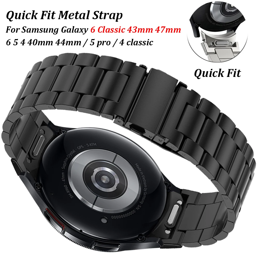 Quick Fit Strap for Samsung Galaxy 6Classic 43mm 47mm 5pro 45mm 4classic 42 46mm Luxury Band for Samsung Galaxy 6 5 4 40mm 44mm
Quick Fit Strap for Samsung Galaxy 6Classic 43mm 47mm 5pro 45mm 4classic 42 46mm Luxury Band for Samsung Galaxy 6 5 4 40mm 44mm