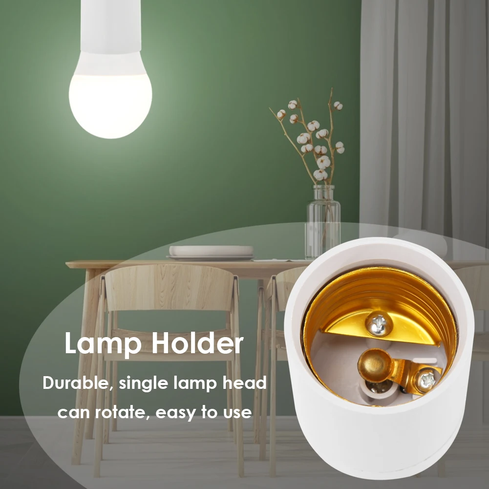 1/5/10pcs GU10 to E27 Rotary Screw LED Bulb Socket Base Adapter Adjustable Lamp Holder Converter Lighting Supplies
1/5/10pcs GU10 to E27 Rotary Screw LED Bulb Socket Base Adapter Adjustable Lamp Holder Converter Lighting Supplies