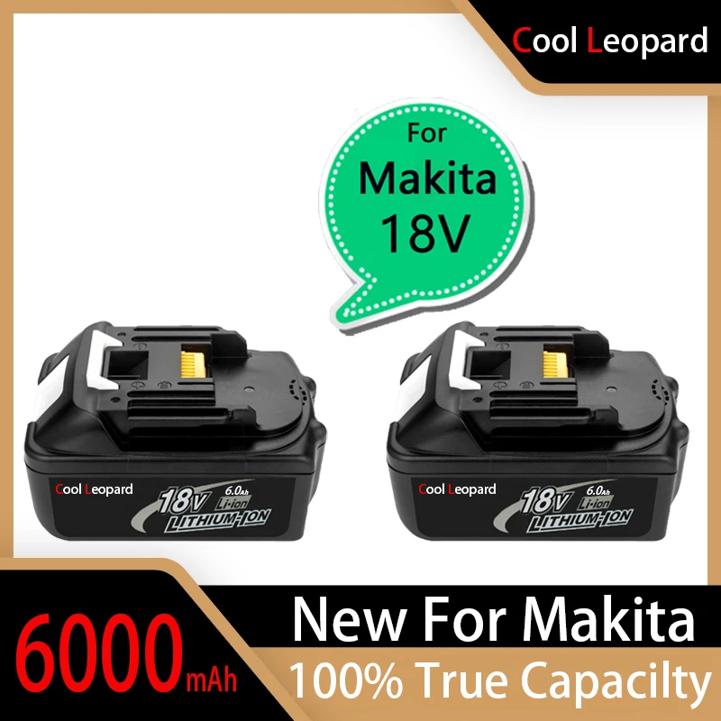 Rechargeable Battery BL1860B 18V 8000mAh Backup Battery For Makita 18VBL1860 BL1840 BL1850 Cordless Drill With DC18RF 3A Charger
Rechargeable Battery BL1860B 18V 8000mAh Backup Battery For Makita 18VBL1860 BL1840 BL1850 Cordless Drill With DC18RF 3A Charger