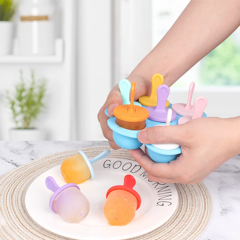 Ice Cream Mold 7 Ice Popsicle Mold Set Popsicle Ice Cream Mold Ice Tray Diy Ice Cream Reusable with Stick Kawaii Kitchen Tool
Ice Cream Mold 7 Ice Popsicle Mold Set Popsicle Ice Cream Mold Ice Tray Diy Ice Cream Reusable with Stick Kawaii Kitchen Tool