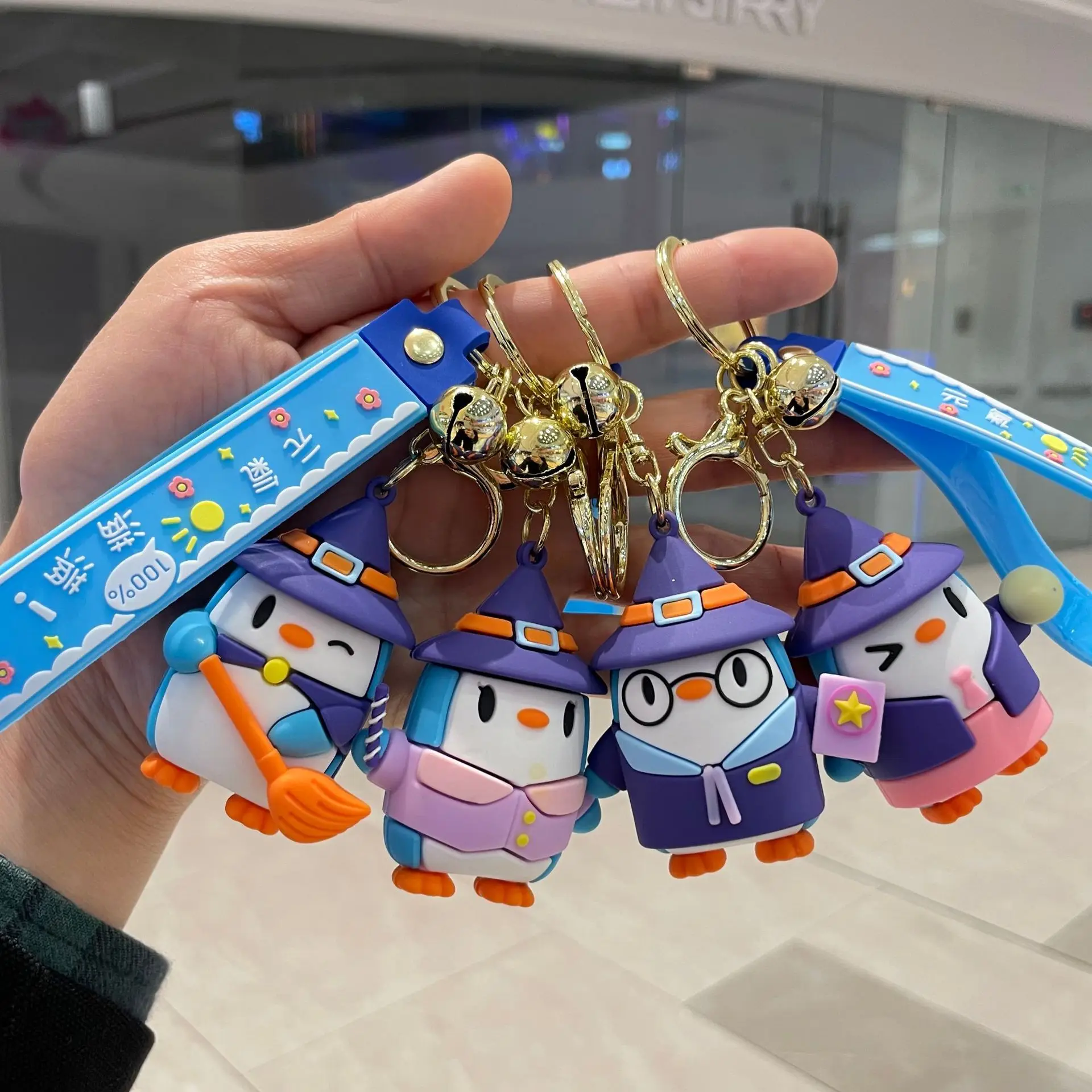 Cartoon Magic Hat Penguin Doll Keychain Super Stupid Cute Animal Keyring Kawaii Girls Backpack Pendant Children's Gifts Trinket
Cartoon Magic Hat Penguin Doll Keychain Super Stupid Cute Animal Keyring Kawaii Girls Backpack Pendant Children's Gifts Trinket