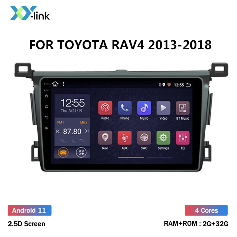 Автомобильный Dvd мультимедийный плеер Android 11 для Toyota RAV4 RAV 4 2013-2018 Gps навигационная система автомобильный радиоприемник No 2 Din
Автомобильный Dvd мультимедийный плеер Android 11 для Toyota RAV4 RAV 4 2013-2018 Gps навигационная система автомобильный радиоприемник No 2 Din