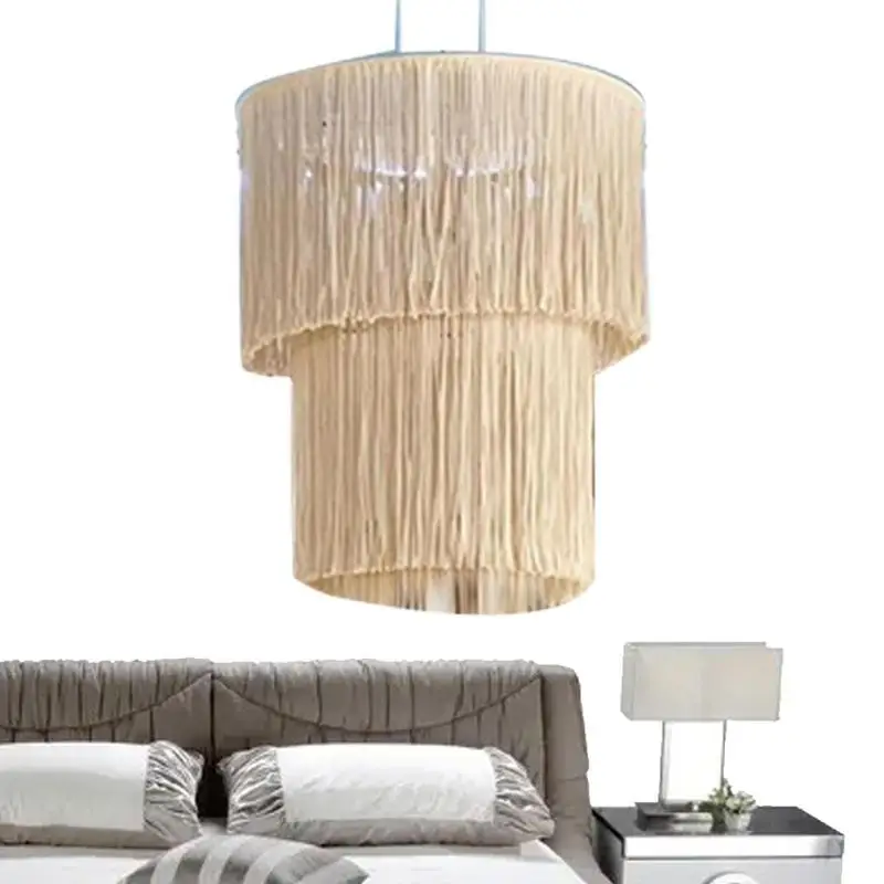 Hand-Woven Pendant Hanging Creative Light Cover Bedroom Home Decoration Lamp Shade Chic Chandelier Boho Bedroom Decoration
Hand-Woven Pendant Hanging Creative Light Cover Bedroom Home Decoration Lamp Shade Chic Chandelier Boho Bedroom Decoration