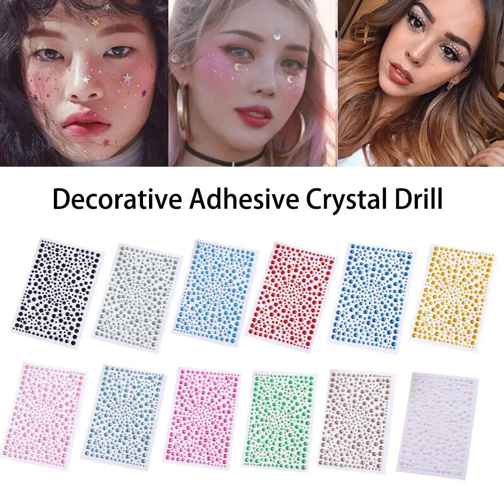 DIY Face Jewelry Sticker Kids Eye Makeup Rhinestone Temporary Waterproof Fake Tattoo Cute Festival Art Girls Diamond Stickers
DIY Face Jewelry Sticker Kids Eye Makeup Rhinestone Temporary Waterproof Fake Tattoo Cute Festival Art Girls Diamond Stickers
