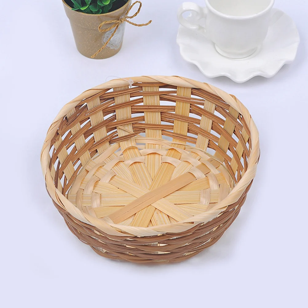 3 Pcs Woven Basket Decoraciones Para Baños Fruit Finishing Bamboo Storage Container Food Snack
3 Pcs Woven Basket Decoraciones Para Baños Fruit Finishing Bamboo Storage Container Food Snack