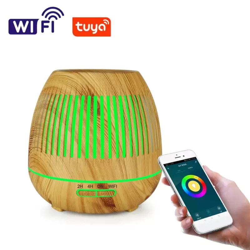 Smart Air Humidifier 400ml Aromatherapy Essential Oil Diffuser Ultrasonic Mist Maker App Remote Control Smart Home
Smart Air Humidifier 400ml Aromatherapy Essential Oil Diffuser Ultrasonic Mist Maker App Remote Control Smart Home