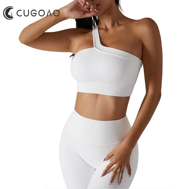 Сексуальные бюстгальтеры для йоги CUGOAO на одно плечо, женский спортивный короткий топ, однотонный спортивный жилет, женский дышащий спортивный бюстгальтер, спортивная одежда
Сексуальные бюстгальтеры для йоги CUGOAO на одно плечо, женский спортивный короткий топ, однотонный спортивный жилет, женский дышащий спортивный бюстгальтер, спортивная одежда