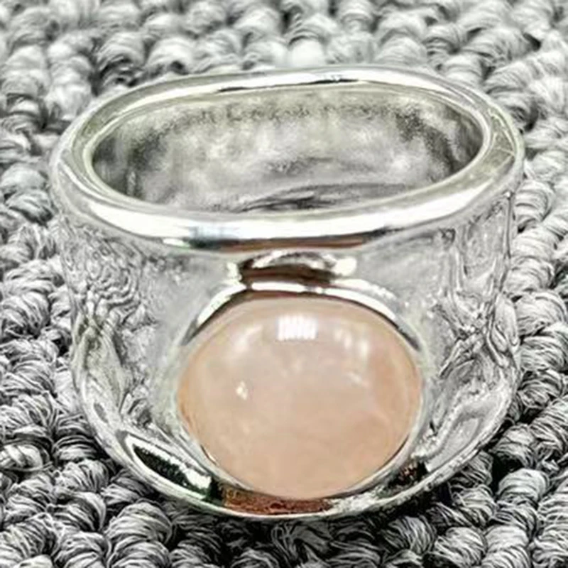 2023 unode50 Exquisite Fashion Electroplated 925 Silver Pink Pearl Deluxe Ring for Women's Romantic Holiday Gift
2023 unode50 Exquisite Fashion Electroplated 925 Silver Pink Pearl Deluxe Ring for Women's Romantic Holiday Gift