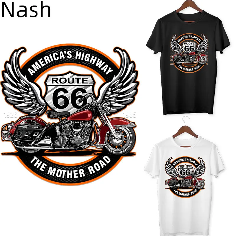 Fashion Wings Iron on Transfers for Clothing Thermoadhesive Patches Fusible Patch for Clothes Route 66 Motorcycle Stickers Cheap
Fashion Wings Iron on Transfers for Clothing Thermoadhesive Patches Fusible Patch for Clothes Route 66 Motorcycle Stickers Cheap
