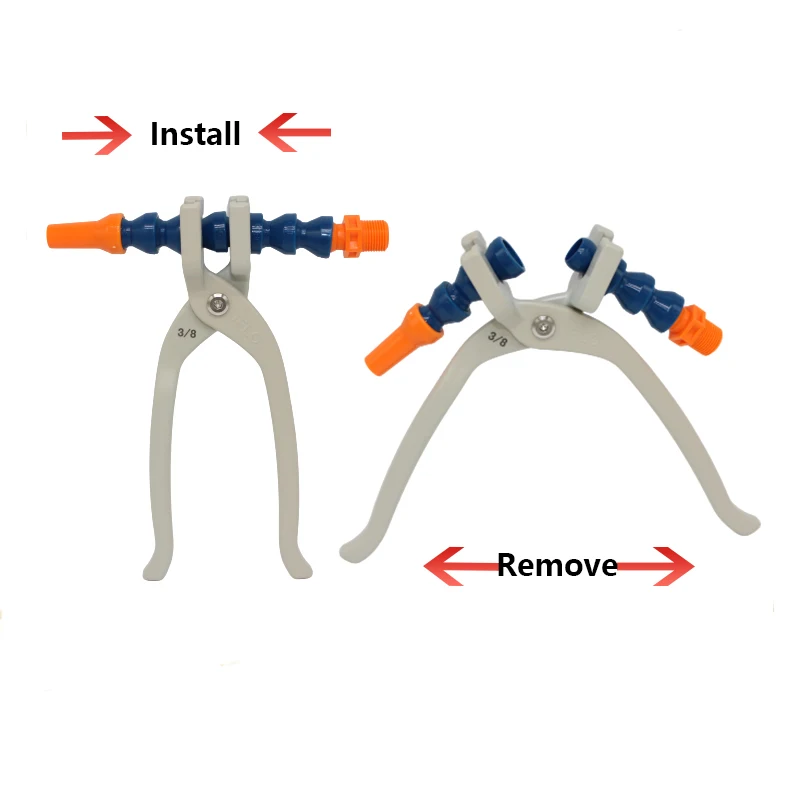 JFLO Cooling Pipe Disassembly and Assembly Pliers Universal Bamboo Curved Oil Injection Cold Water