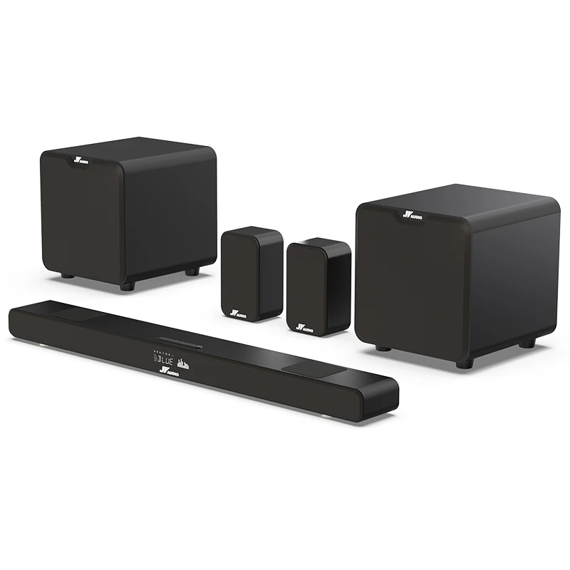 5.2-Channel Wireless Surround Sound Receiver with Multimedia Home Theater Speaker System (Bundle)
5.2-Channel Wireless Surround Sound Receiver with Multimedia Home Theater Speaker System (Bundle)