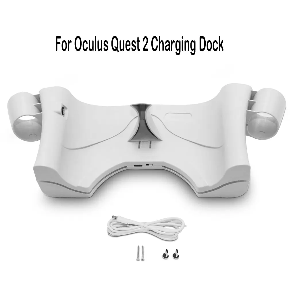 VR Headset Charging Dock Quick Charging Holder Station Stand Compatible with Oculus Quest 2
VR Headset Charging Dock Quick Charging Holder Station Stand Compatible with Oculus Quest 2
