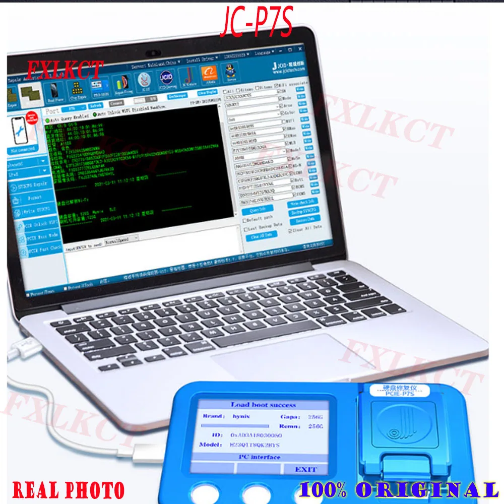 Ремонтный программатор JCID JC P7S NAND BGA70 для iPhone 5SE-7P lPAD 5-7 Syscfg погрешность считывания
