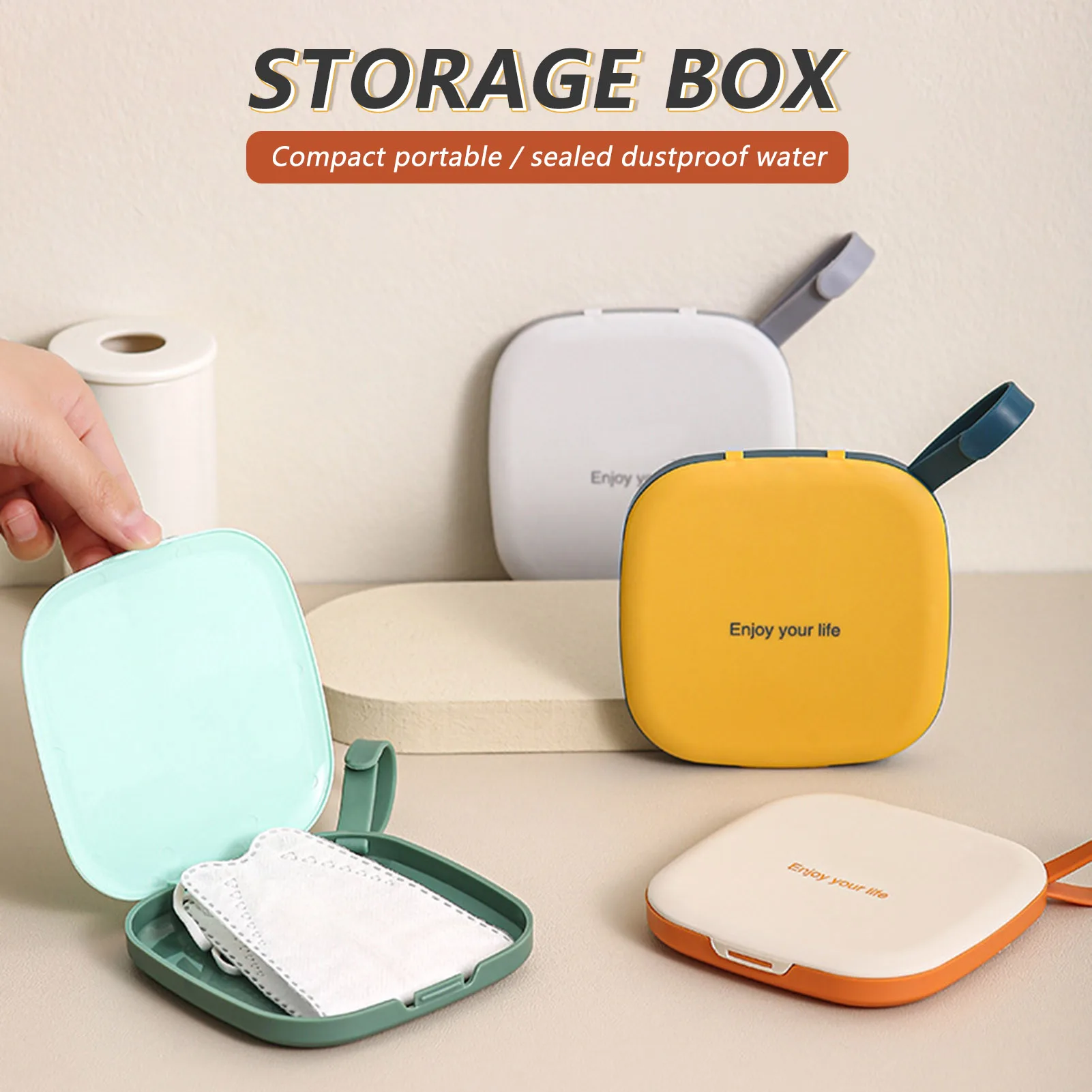 Portable Square Masque Storage Box Reusable Multipurpose Face Masque Case Face Cover Organizer for Home Portable Lightweight
Portable Square Masque Storage Box Reusable Multipurpose Face Masque Case Face Cover Organizer for Home Portable Lightweight