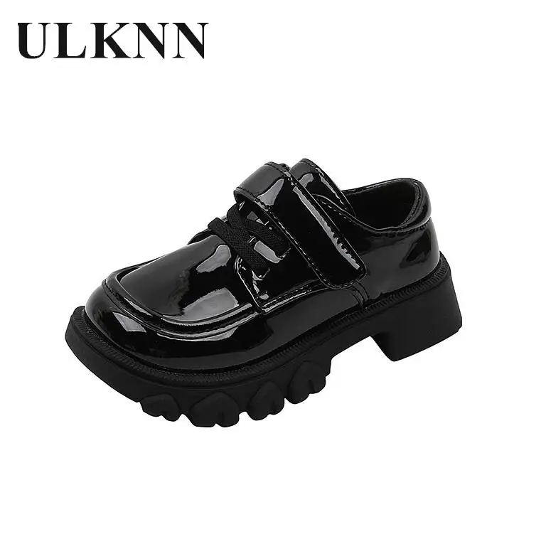 

Boys Black Leather Shoes Children Spring And Autumn Kid's New Black Girls Princess Shoes Contracted Casual Shoe Of The Kid's