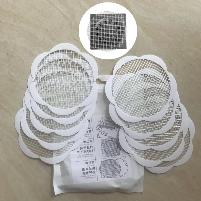 30pcs Disposable shower drain hair catcher Plug Trap stopper filter sticker Anti-Blocking Strainer Net sink strainer
30pcs Disposable shower drain hair catcher Plug Trap stopper filter sticker Anti-Blocking Strainer Net sink strainer