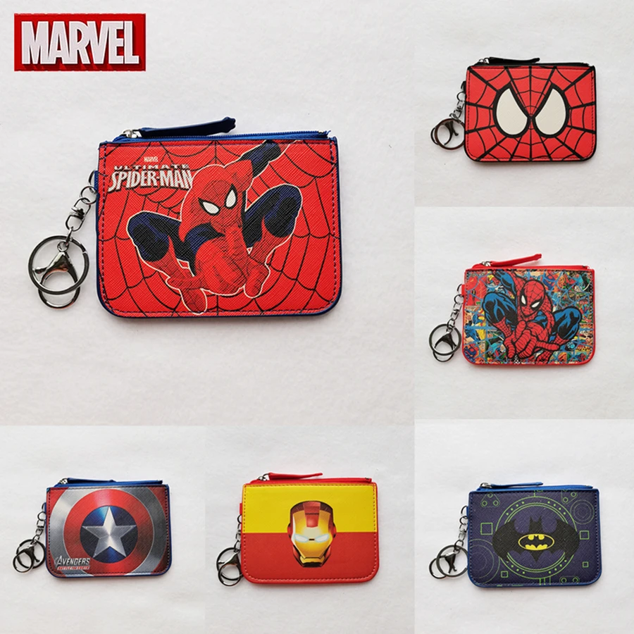 Disney Cartoon Spiderman Coin Purse Anime Marvel Student Card Bag Wallet Boys Girls Card Holders Keychains Kids Birthday Gifts
Disney Cartoon Spiderman Coin Purse Anime Marvel Student Card Bag Wallet Boys Girls Card Holders Keychains Kids Birthday Gifts