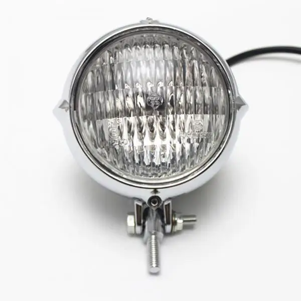 Aluminum Headlight Lamp Light For Cafe Racer Bobber Custom Chopper #1 
Aluminum Headlight Lamp Light For Cafe Racer Bobber Custom Chopper #1