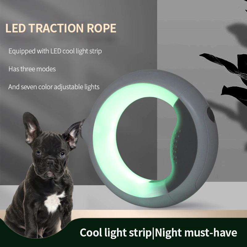 Retractable Dog Leash Luminous LED Light Roulette Rope Pet Dog Lead Designer Automatic 3M Long Leashes For Small and Big Dogs
Retractable Dog Leash Luminous LED Light Roulette Rope Pet Dog Lead Designer Automatic 3M Long Leashes For Small and Big Dogs