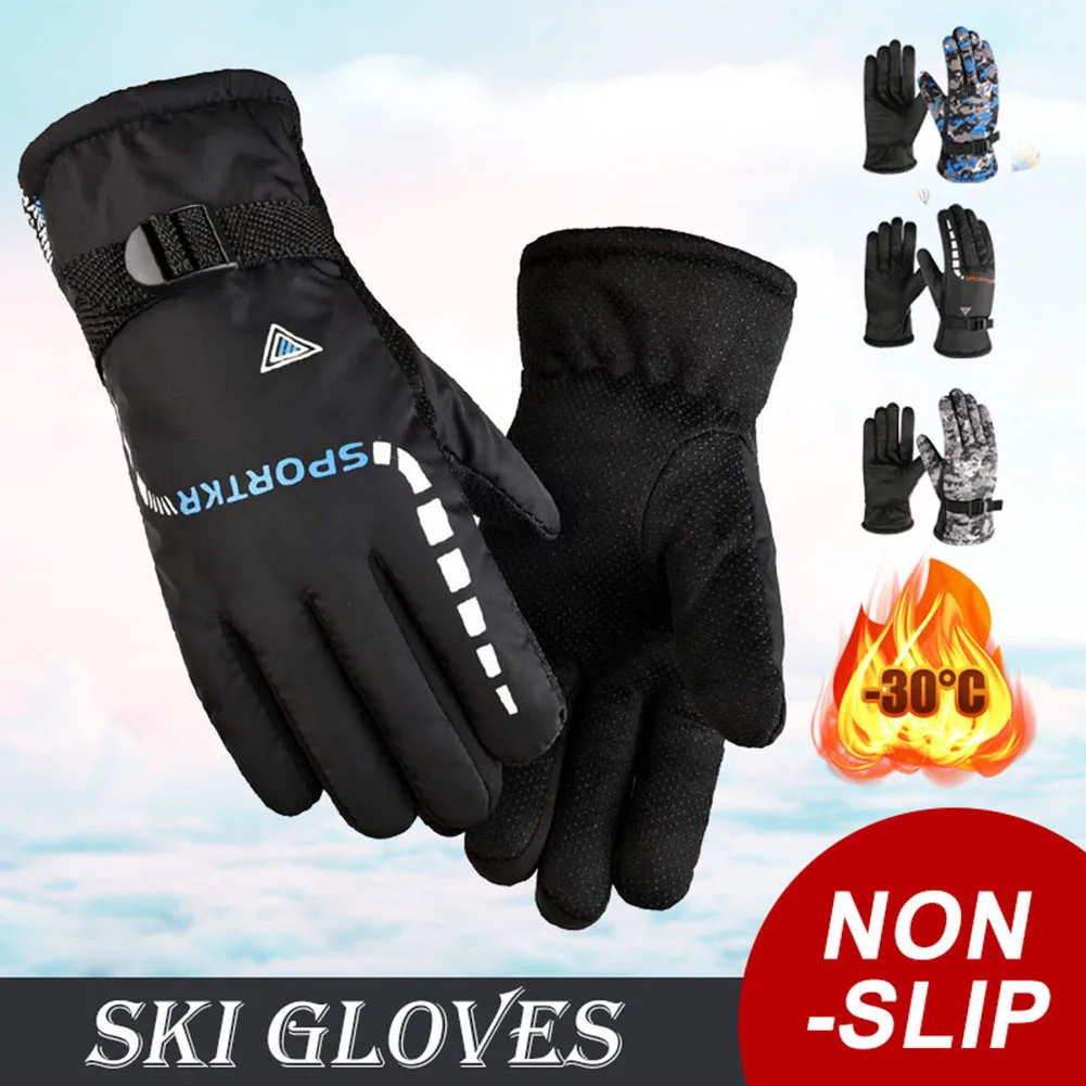 Winter Warm Gloves Windproof Anti-Slip Thermal Cycling Gloves Men Women Hand Warmer for Riding Skiing Camping Outdoors
Winter Warm Gloves Windproof Anti-Slip Thermal Cycling Gloves Men Women Hand Warmer for Riding Skiing Camping Outdoors
